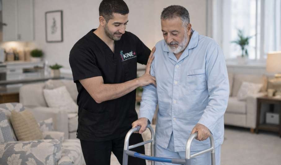 Reprise de la marche après AVC à domicile