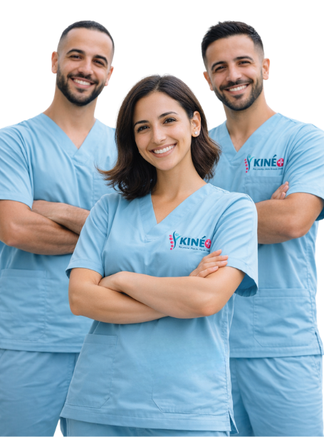 Équipe de kinésithérapeutes KinéPlus à domicile Rabat Salé Témara